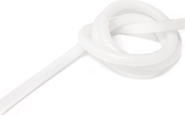 Barrow Silicon Bending Insert for 10mm HardTubes - 10cm, hvit