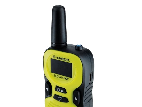 Albrecht Tectalk Joy, Bærbar, Micro-USB, Sort, Gult, Knapper, AAA, Batteri
