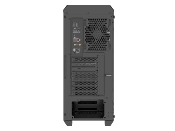 GENESIS Irid 505F, Midi Tower, PC, Svart, ATX, micro ATX, Mini-ITX, Stål, Härdat glas, Spela