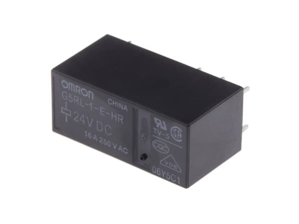 Omron G5RL-1-E-HR-DC24 Powerrelæ 24 V/DC 5 A 1 x skiftekontakt 1 stk Pussi