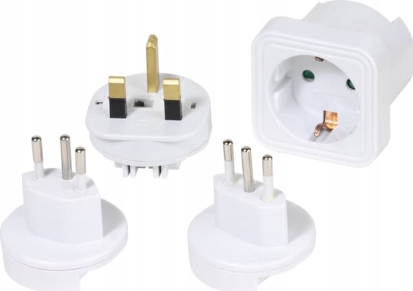 Vivanco 36217, Universell, Universell, Type F, Type G (UK), Type J (CH), Type L (IT), Hvit