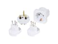 Miniatyrbilde 1 av 2: Vivanco 36217, Universell, Universell, Type F, Type G (UK), Type J (CH), Type L (IT), Hvit