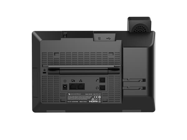 Grandstream GXV3480 - IP-videotelefon - med digitalkamera, Bluetooth-grensesnitt - IEEE 802.11a/b/g/n/ac/ax (Wi-Fi) / Bluetooth 5.0 - 12-way anropska