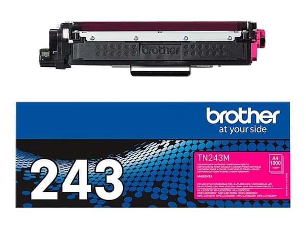 Brother TN243M - Magenta - original - tonerpatron - for Brother DCP-L3510, L3517, L3550, HL-L3210, L3230, L3270, MFC-L3710, L3730, L3750, L3770