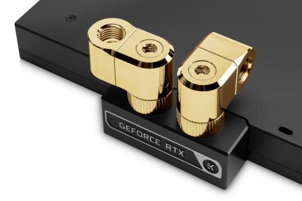 EK vesilohkot EK-Quantum Torque G1/4 tuuman kaksoisjatkoputki MF 21 - kultainen
