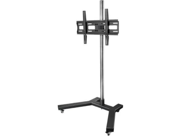 EDBAK TR5c-B - Monteringskomponent (stång, fot för stativ) - för platt panel - stål - RAL 9006, svart pulverlack - skärmstorlek: 22"-60"