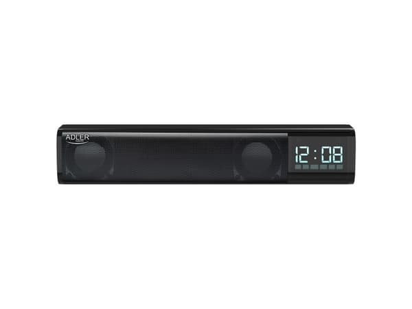 Adler | Clock Speaker | AD 1191 | Bluetooth | Black | Portable | Wireless connection