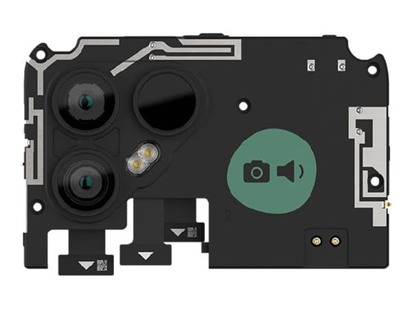 Fairphone F4CAMR-1ZW-WW1, Takakameramoduuli, Fairphone, fairphone 4, Musta, 69 mm, 43,9 mm