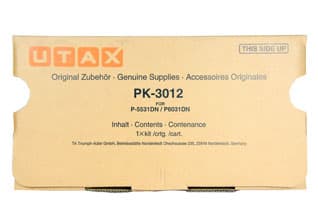 UTAX PK3012, 25000 sider, Svart, 1 stykker
