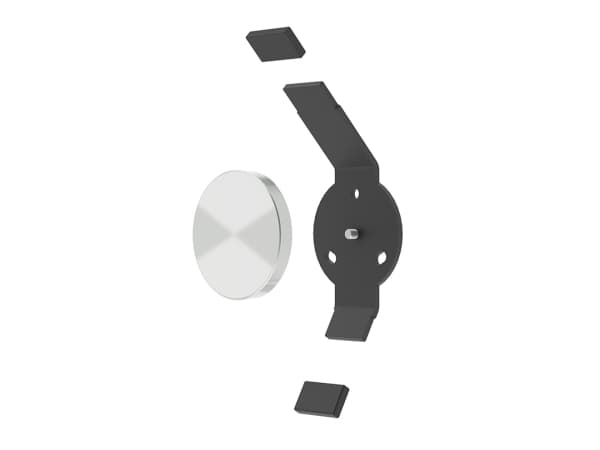 Multibrackets M - Monteringssats - för smart högtalare - aluminium, laserskuret stål - svart - väggmonterbar - för Sonos Move