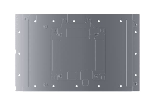 Alphacool GPX-N, Vannblokk + bakplate, Akryl, Aluminium, Kobber, Svart, 3-Pin JST, 1/4", CE, FC, RoHS