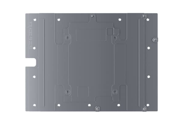 Alphacool 13456, Vesiblokki + taustalevy, Akryyli, Alumiini, Musta, Hopea, Läpinäkyvä, 1/4", 3-pin, Grafiikkakortti
