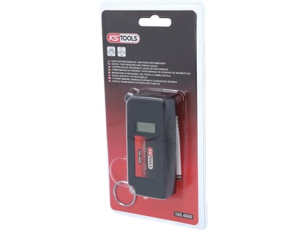 KS TOOLS Werkzeug-maschinen GmbH Digital dekktrykk og dekkmønsterdybdemåler (100.4060)