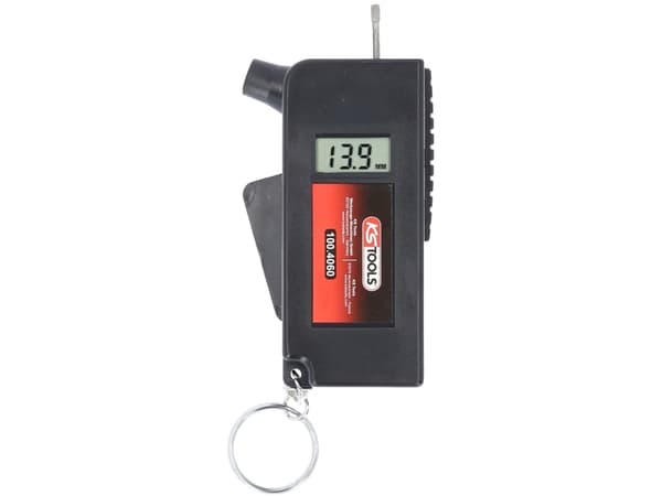 KS TOOLS Werkzeug-maschinen GmbH Digital dekktrykk og dekkmønsterdybdemåler (100.4060)
