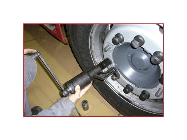KS Tools 516.1180, Torque multiplier set, Sort, 7 stykker, 27,33 mm, 8 kg