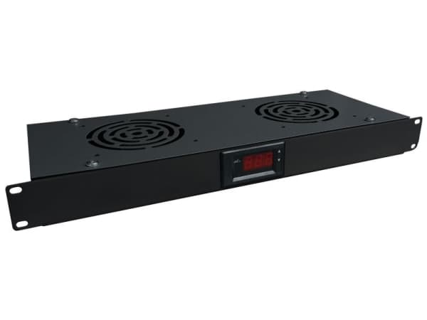 Alantec Ventilation panel 19" 1U with thermostat (SA-F-1U-2-T-C)