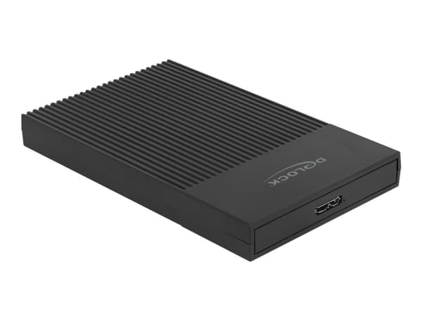 Delock utvendig hus for 2,5? SATA HDD / SSD med SuperSpeed USB Type Micro-B-kontakt - uten verktøy Sort