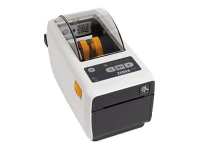 Zebra ZD411-HC - Etikettskriver - direktetermisk - Rull (5,7 cm) - 203 dpi - inntil 152 mm/sek - USB 2.0, USB-vert, Wi-Fi(ac), Bluetooth 4.1 - hvit Sort