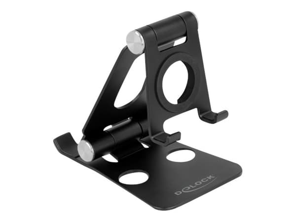 Delock - Holder for smart armbåndsur, nettbrett - adjustable - svart Sort