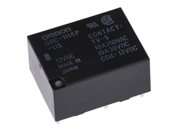 Omron G6C-1114P-US-DC12 Powerrelæ 12 V/DC 10 A 1 x sluttekontakt 1 stk Bag