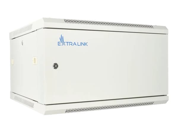 Extralink ASP - Rack skap - 600x600 mm - veggmonterbar - grå - 6U - 19"