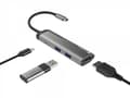 Miniatyrbild 2 av 5: NATEC Fowler Slim, Kabel, USB 3.2 Gen 1 (3.1 Gen 1) Type-C, Svart, Krom, 5 Gbit/s, Akrylnitrilbutadienstyren (ABS), Gjuten aluminium, USB