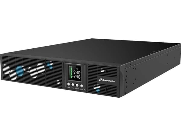 PowerWalker VI 3000 RLP - UPS (kan monteres i rack) - AC 165-290 V - 2700 watt - 3000 VA - enkeltfase - 9 Ah - RS-232, USB - utgangskontakter: 8 - 2U