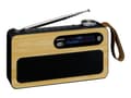 Miniatyrbilde 2 av 5: Lenco PDR-040 - Bærbar DAB-radio - 3 watt - svart, bambus