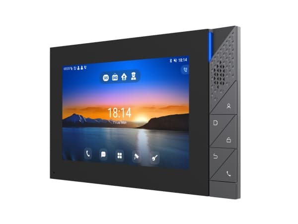 Fanvil i55A, 17,8 cm (7"), LCD, 1024 x 600 pixlar, Rostfritt stål, Knappar, horisontell