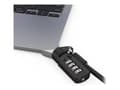 Miniatyrbilde 3 av 5: Compulocks Ledge Lock Adapter for MacBook Air 13" M2-M4 with Combination Lock Silver - Låsadapter for sikkerhetskabel - med kombinasjonskabellås - fo