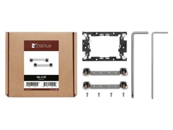 Noctua NM-i4189 - Monteringssett for prosessorkjøler - (for: LGA4189-5) - for Noctua NH-U12S TR4-SP3, U14S TR4-SP3, U9 TR4-SP3; DX series NH-D9 DX-36