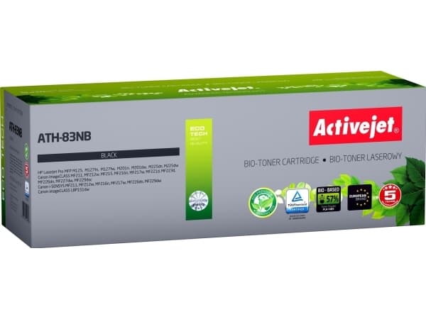 Activejet ATH-83NB BIO, 1500 sider, Sort, 1 stykker