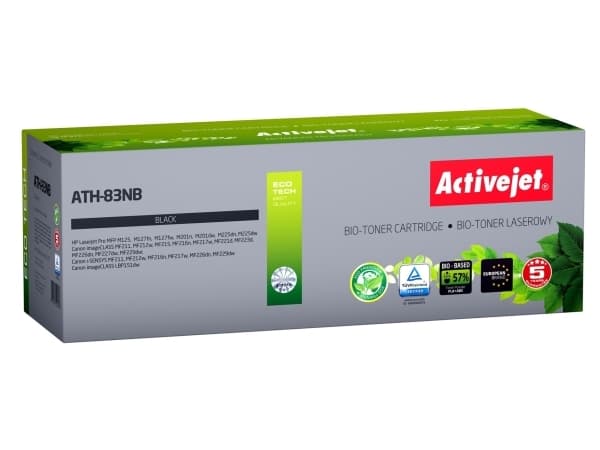 Activejet ATH-83NB BIO, 1500 sider, Sort, 1 stykker