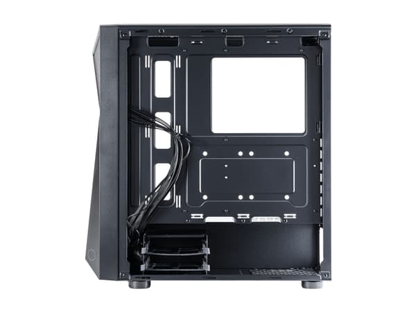 Cooler Master CMP 520 - Mid tower - ATX - genomskinlig sidopanel (härdat glas) - ingen strömförsörjning (ATX) - svart - USB/ljud