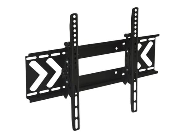 libox BERLIN - Konsol - för LCD-TV - stål - svart - skärmstorlek: 37"-70" - monteringsgränssnitt: 600 x 400 mm - väggmonterbar Svart