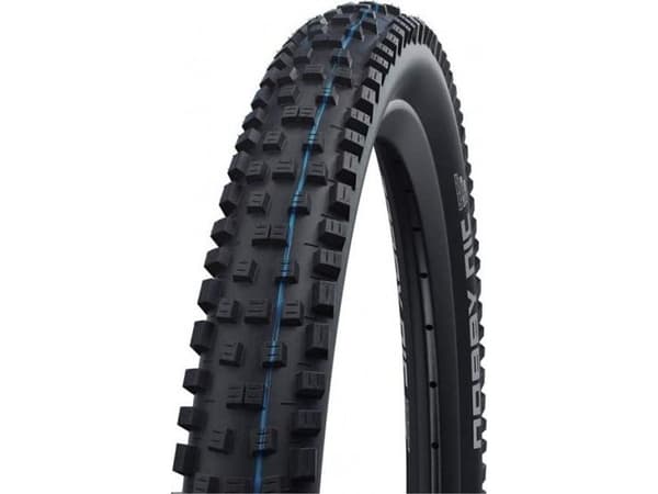 Schwalbe Nobby Nic, 26", Bybruk/eventyr, Veg, Tubeless Ready, Fleksibel/sammenleggbar/TS, Sort, 54 psi