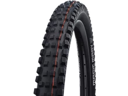 Schwalbe Hans Dampf, 29", MTB, Slangeløst, Foldevulst, Off-road, Sort, Oransje