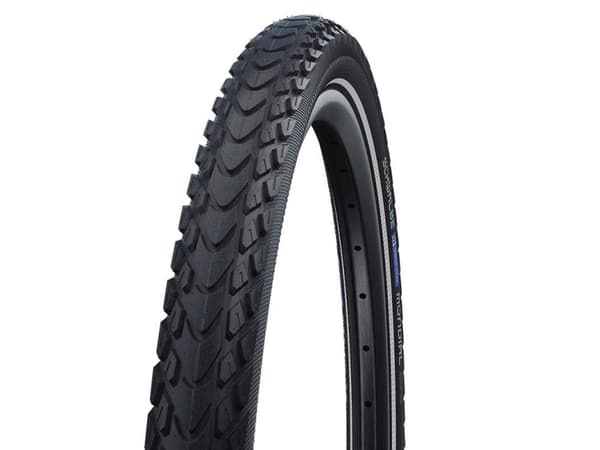 Schwalbe Marathon Mondial HS 428, 28", By/Trekking, Sort, 50 - 85 psi, 85 psi, 100 kg