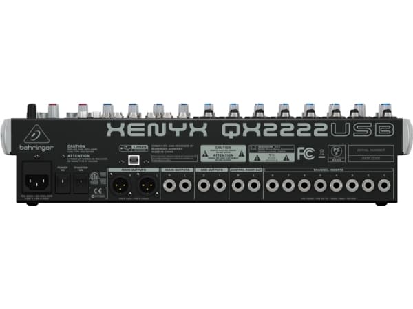 Behringer QX2222USB, 22 kanaler