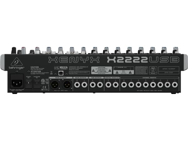 Behringer XENYX X2222USB, 22 kanaler