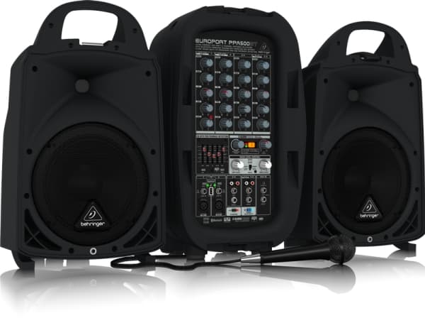 Behringer PPA500BT PA system Freestanding Public Address (PA) system 500 W Sort