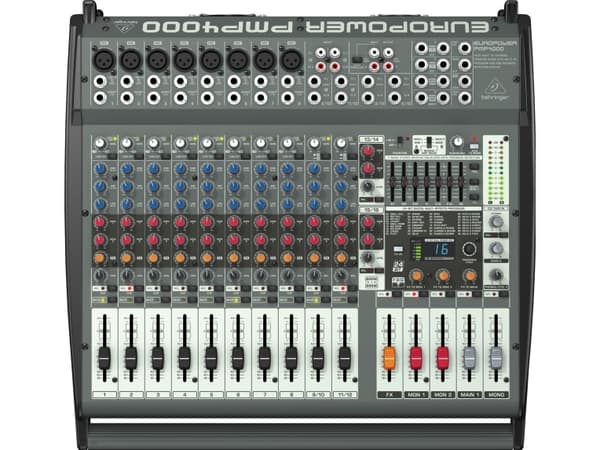 Behringer PMP4000, 20 kanavaa, 1050 W, Musta