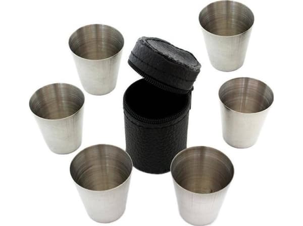 Athletic AG171B Glas av rostfritt stål 6 PAR