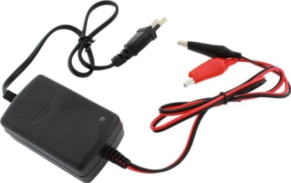 Aptel PT10 KOMPAKT LADER FOR GEL OG SYREBATTERIER sort