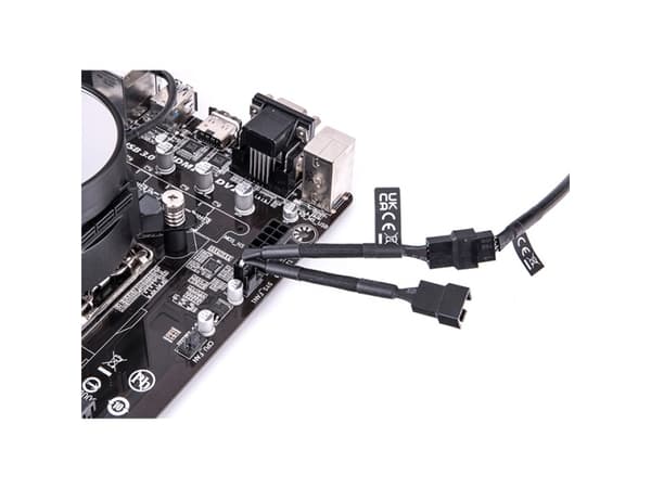 Thermaltake AC-060-CO1OTN-F1, 0,11 m, P4 4-pin, P4 4-pin, Hankjønn, Hunkjønn, Rett