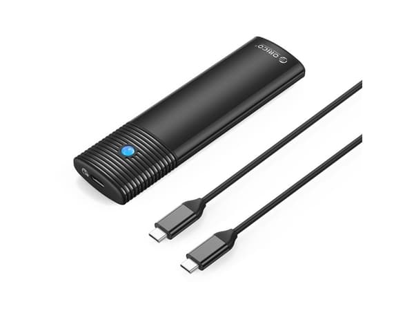 M.2 NVMe external drive enclosure, Orico PWM2-G2-BK-EP, USB-C, 10Gbps (black)