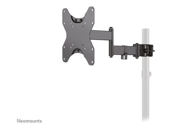Neomounts FL40-450BL12 - Monteringssett (stangmontering) - full bevegelse - for TV - svart - skjermstørrelse: 23"-42"