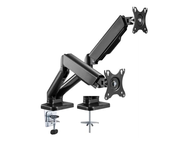 Techly ICA-LCD 462B, Klemmer, 43,2 cm (17"), 81,3 cm (32"), 75 x 75 mm, 100 x 100 mm, Sort Sort
