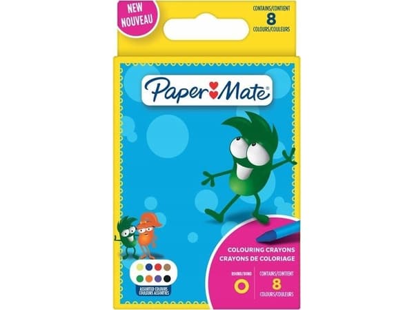 Paper Mate PAPER MATE vahaliitu Lasten väritys värillinen 8er M Blisteri
