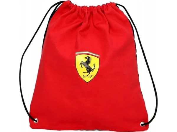 Ferrari väska OBF67 röd och svart